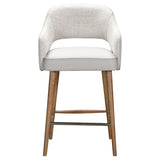 Pizzoli Herringbone Bar Stool - 2