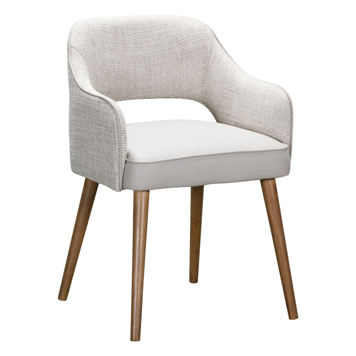 Pizzoli Herringbone Dining Chair - 1