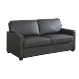 Riviera 2 Seater Dark Grey Sofa Bed in Leroy Grey fabric