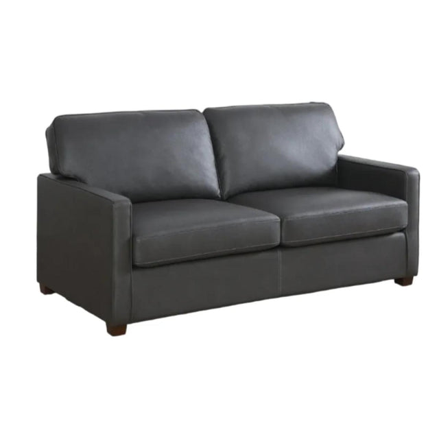 Riviera 2 Seater Dark Grey Sofa Bed in Leroy Grey fabric