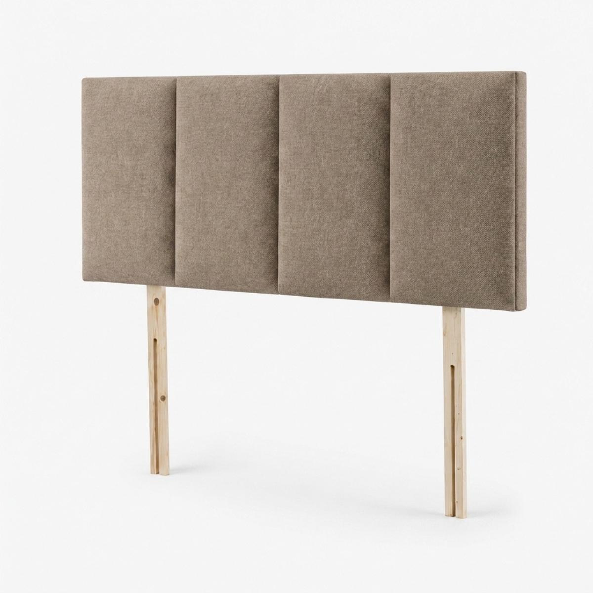 Ruby Light Brown Fabric Standard Height Headboard