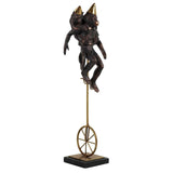 Tall Circus Monkeys Figurine