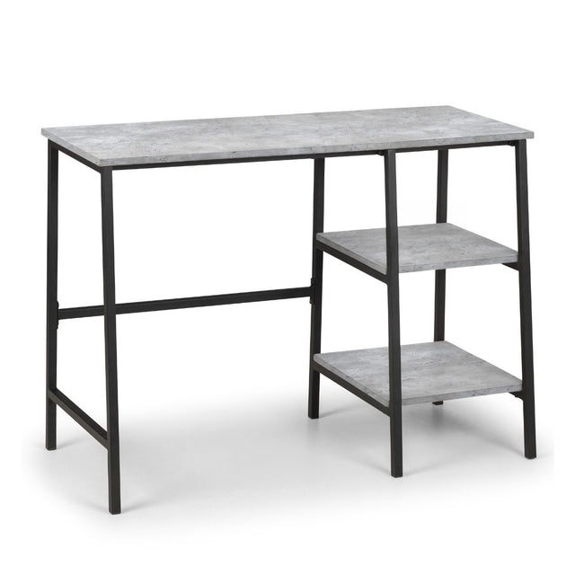 STA212 - Shay Grey Concrete Effect Desk - 1