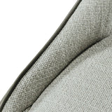 Sabrina Curved Back Dining Chair Grey - 6
