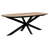 Sabrina Oak Oval Dining Table - 1