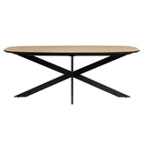 Sabrina Oak Oval Dining Table - 2
