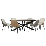 Sabrina Oak Oval Dining Table - 5