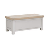 Santana Grey Oak Blanket Box - 1