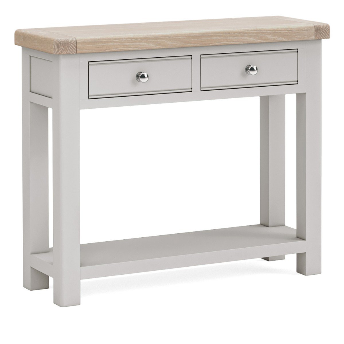 Santana Grey Oak Console Table - 1