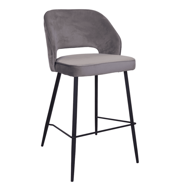 Santry Velvet Bar Stool - 2