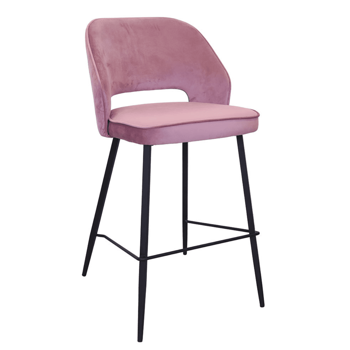 Santry Velvet Bar Stool - 5