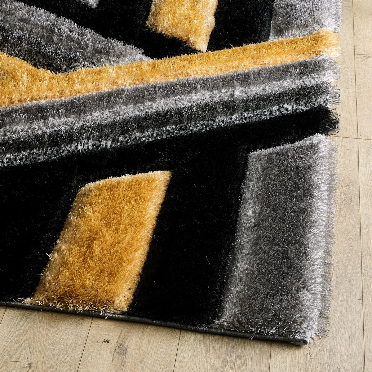 SaturnGreyandGoldGeometricDiamondRug-3