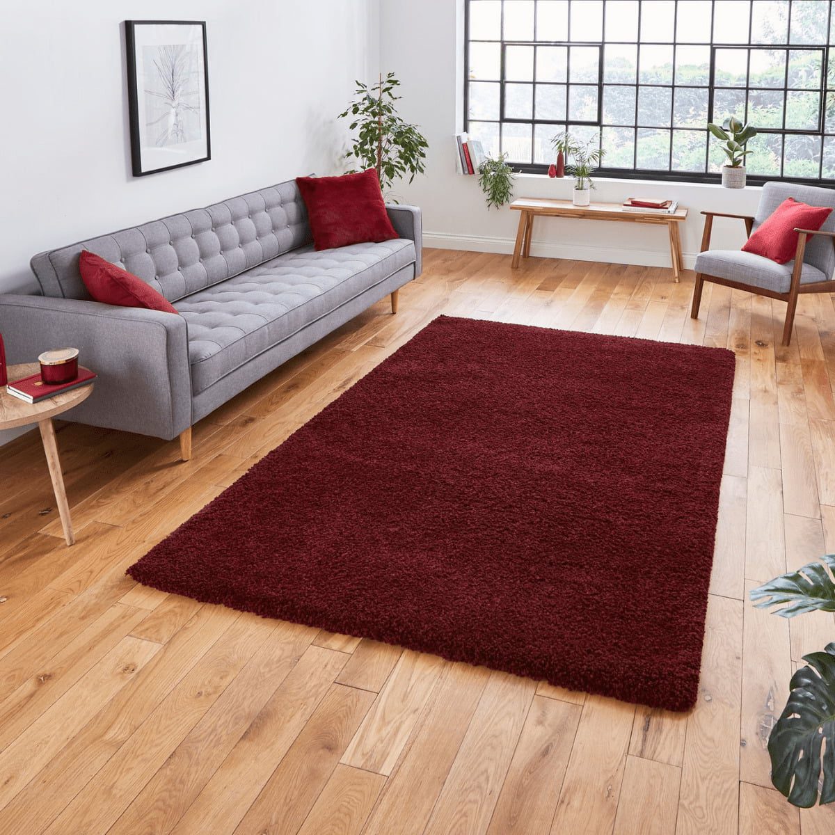 Sierra Solid Shag Rug