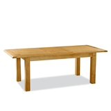Sonia Rustic Oak Extending Dining Table - 1