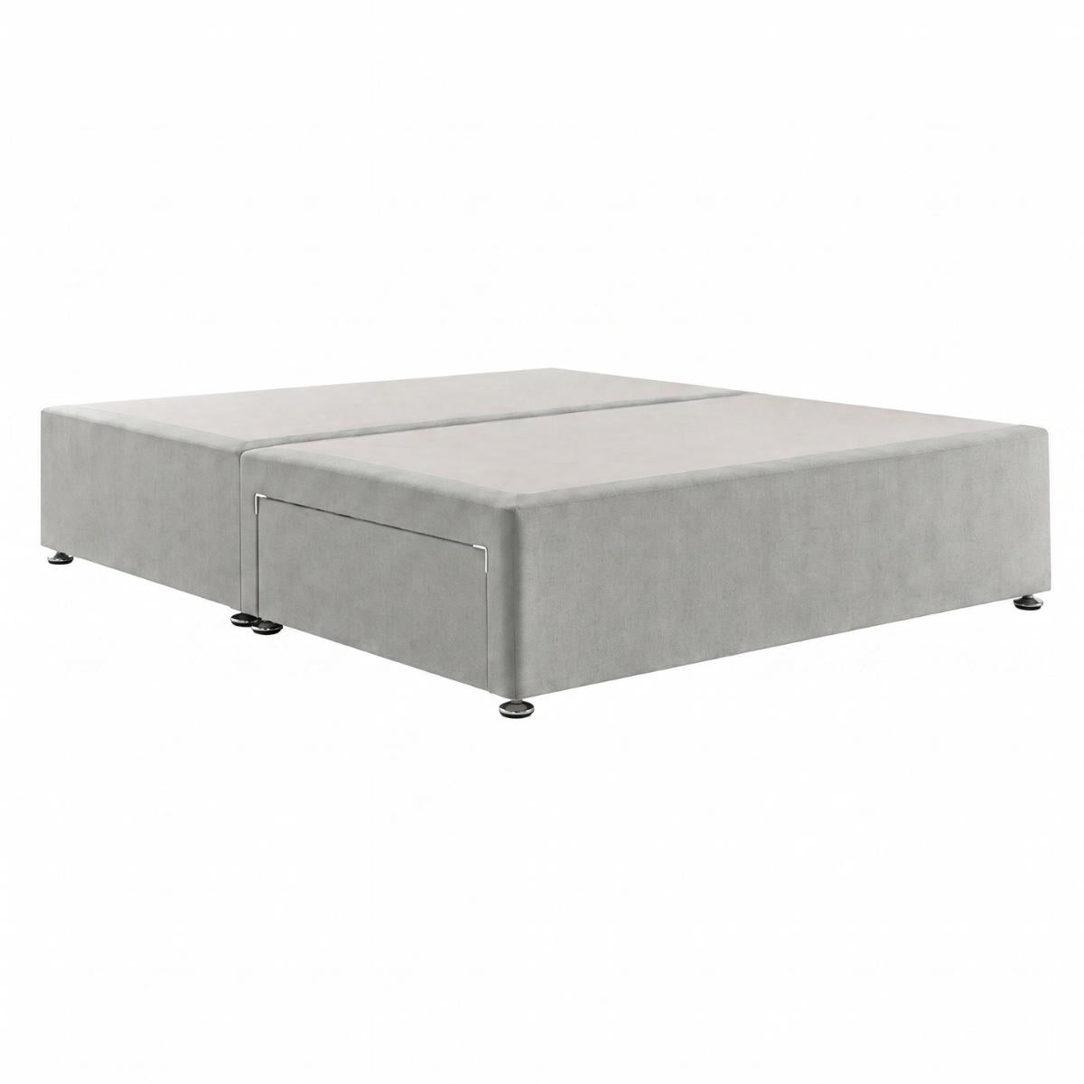 Desire Fabric Divan Base - Steel by Respa