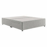 Desire Fabric Divan Base - Steel by Respa