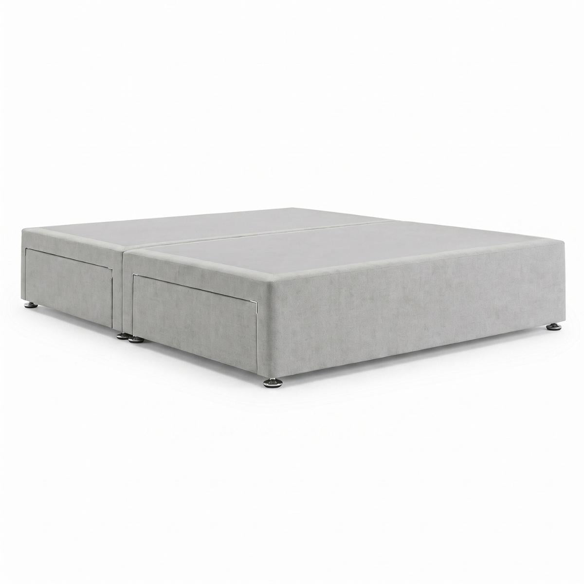Desire Fabric Divan Base - Steel by Respa