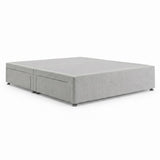 Desire Fabric Divan Base - Steel by Respa