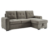 Terry Grey Corner Sofa - 1