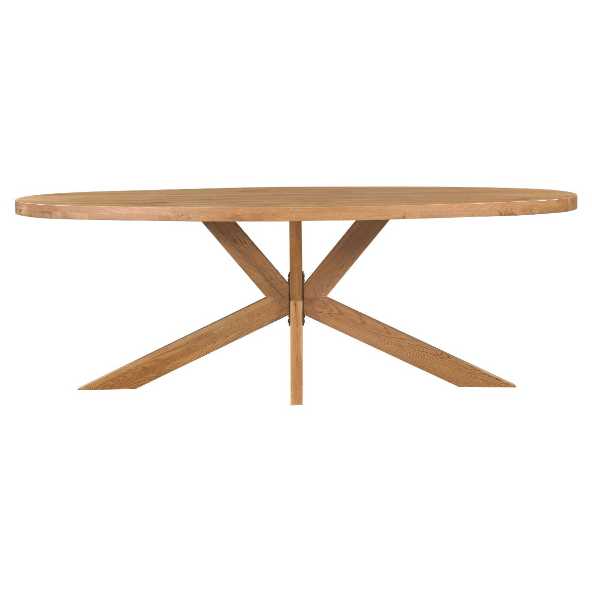 Tilman Oak Oval Dining Table 1
