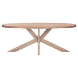 Tilman White Oval Dining Table 4