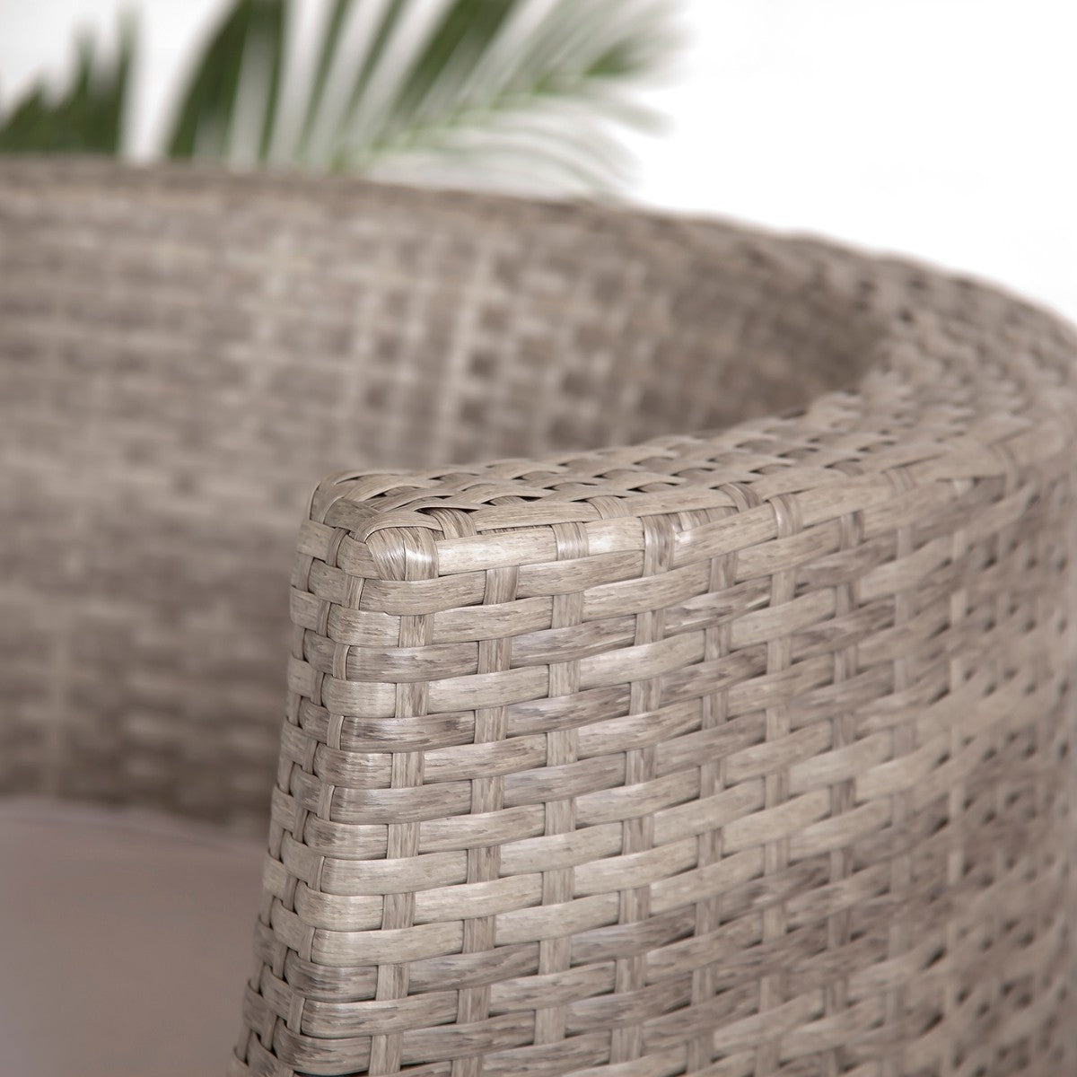 Trinidad Round Rattan Garden Bistro Set - 3