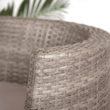 Trinidad Round Rattan Garden Bistro Set - 3