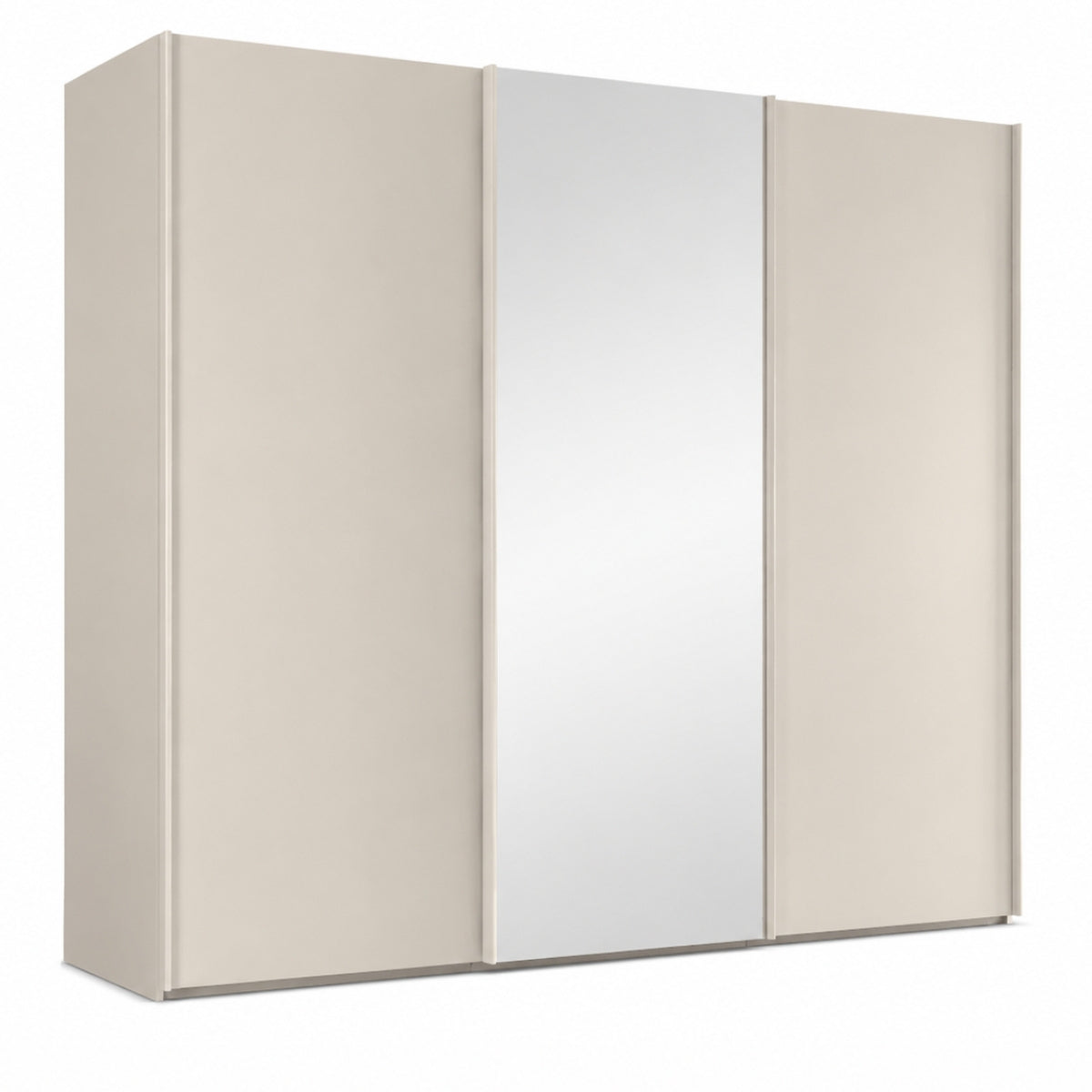 Trixie beige slide robe with a mirror on a white background