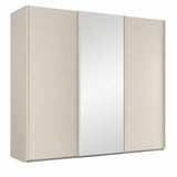 Trixie beige slide robe with a mirror on a white background
