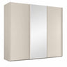 Trixie beige slide robe with a mirror on a white background