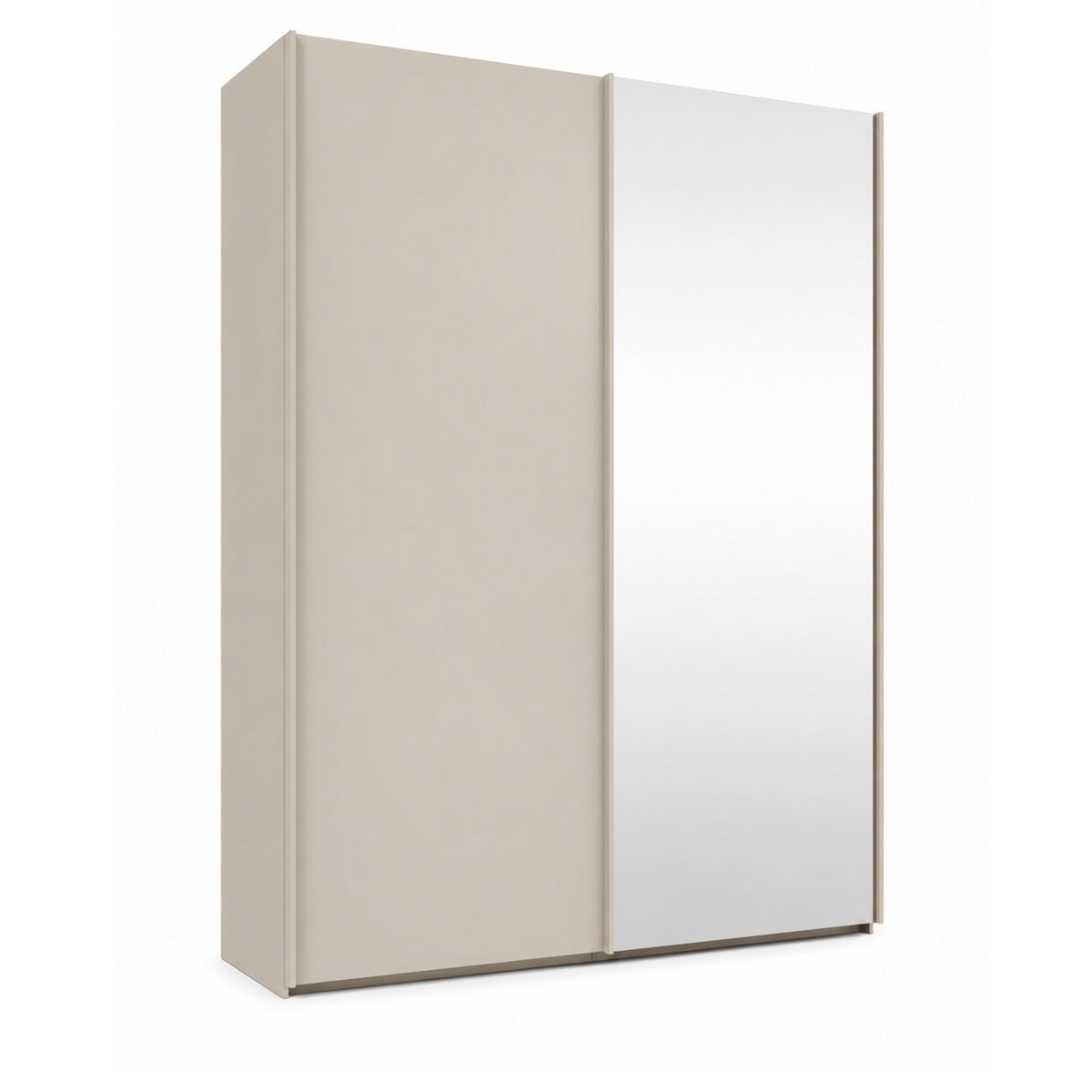 Trixie 2M slide robe with 1 solid door and 1 mirrored door