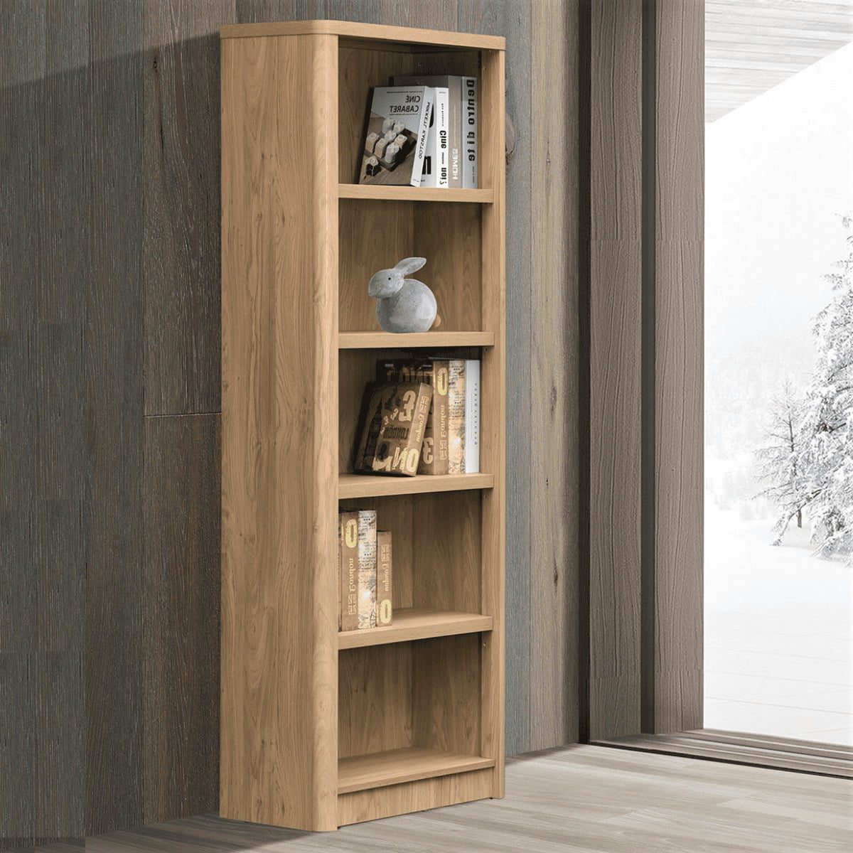Tulla Tall Bookcase - 4
