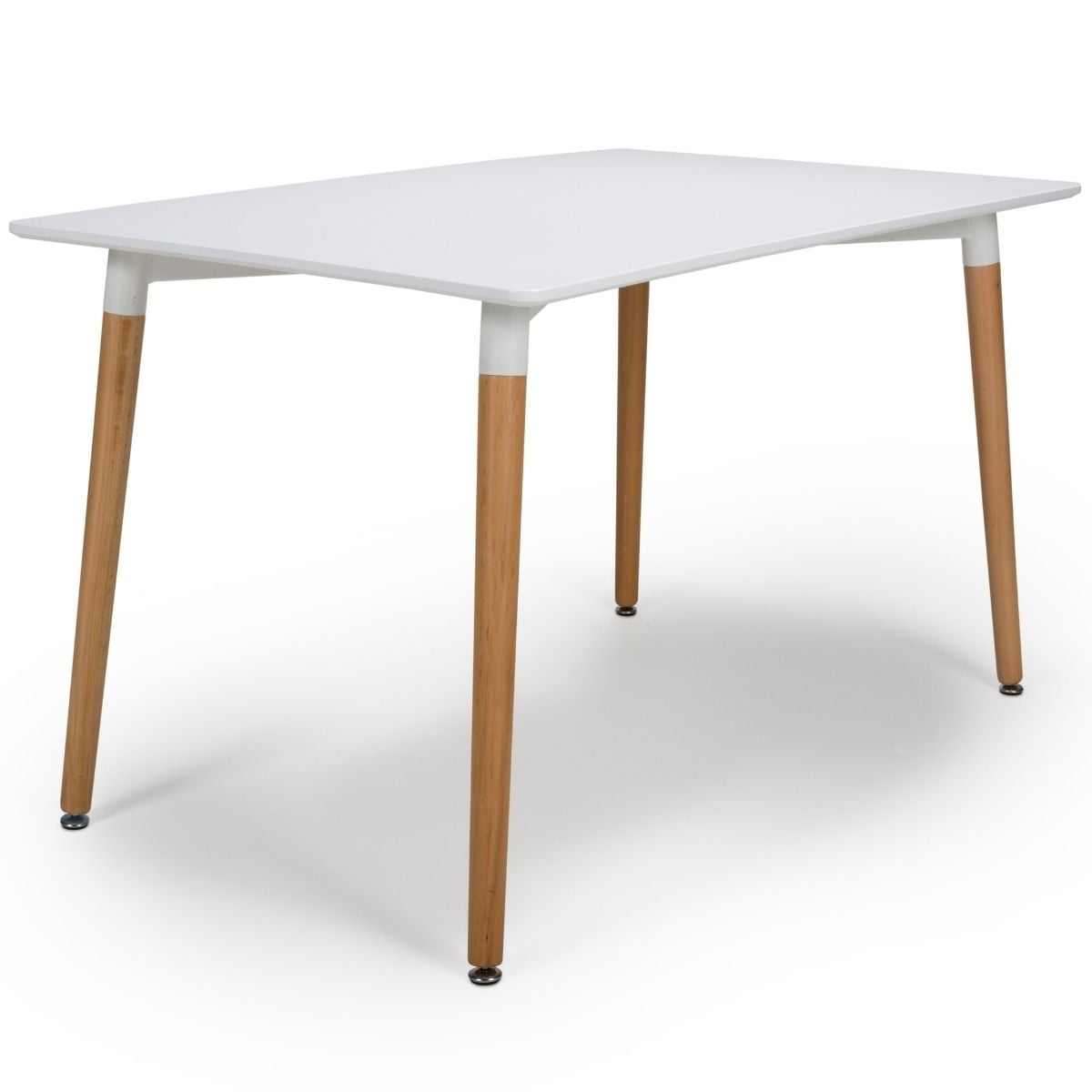 URB-120-WH - Ultra Small Rectangular White Dining Table 1.2M - 2