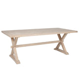 Oak Trestle Dining Table