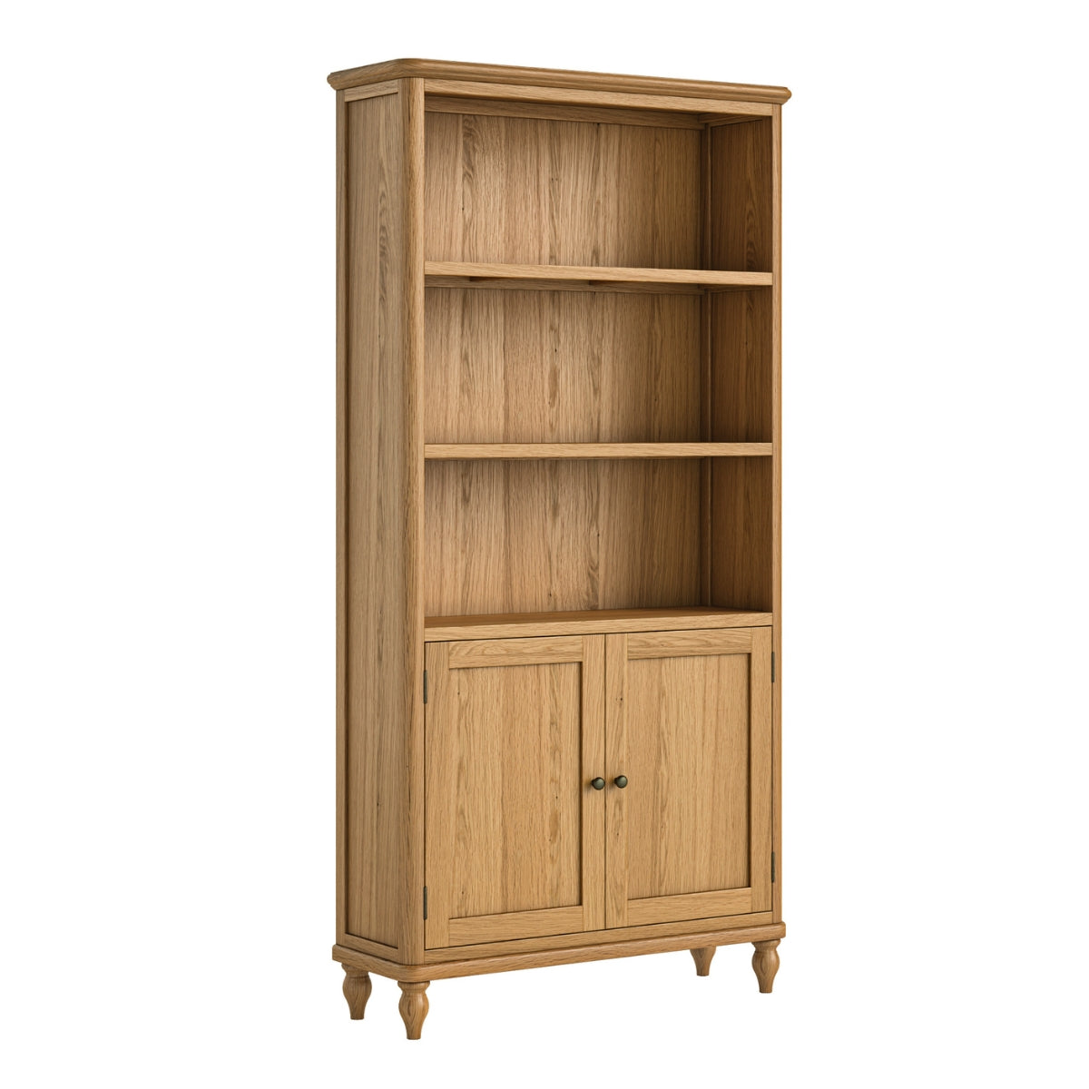 Vanya Large Oak Bookcase - 1