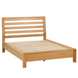Vardon Oak Low Profile Bed Frame 4f6 Bed 1