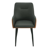 Velma Two Tone Dining Chair Brown Back - 2