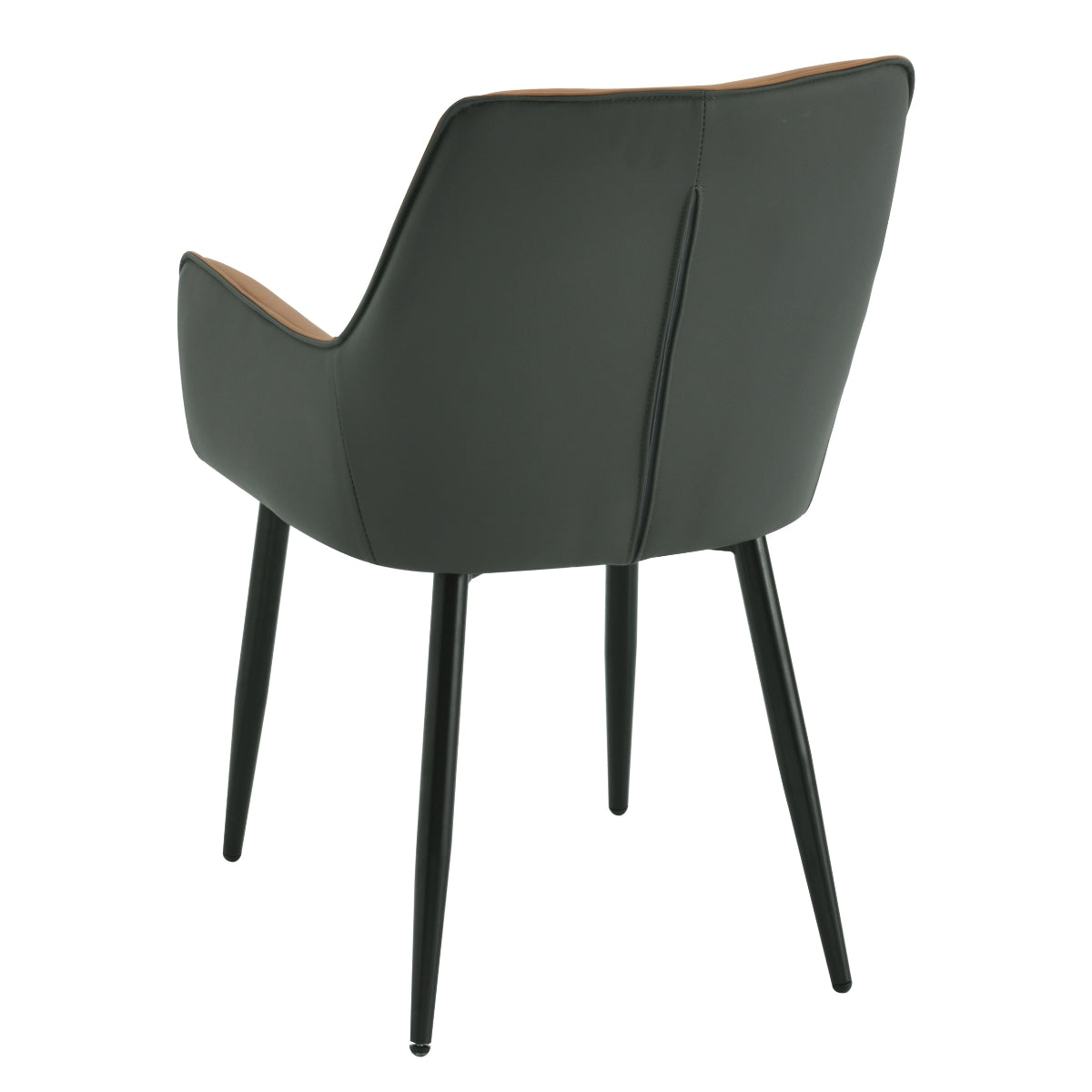 Velma Two Tone Dining Chair Dark Grey Back - 4