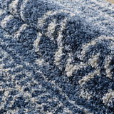 VeniceBlueDiamondDesignPlushRug-4