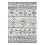VeniceWhiteandBluePlushGeometricRug-1