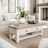 Wilson Cream Coffee Table Lifestyle Image