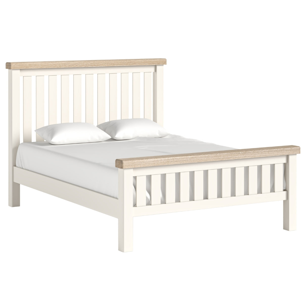 Wilson Cream Slatted Bed Frame