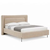 Winslet Beige Upholstered Bed Frame