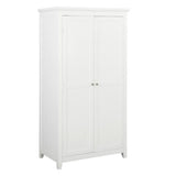 2 Door White Wardrobe