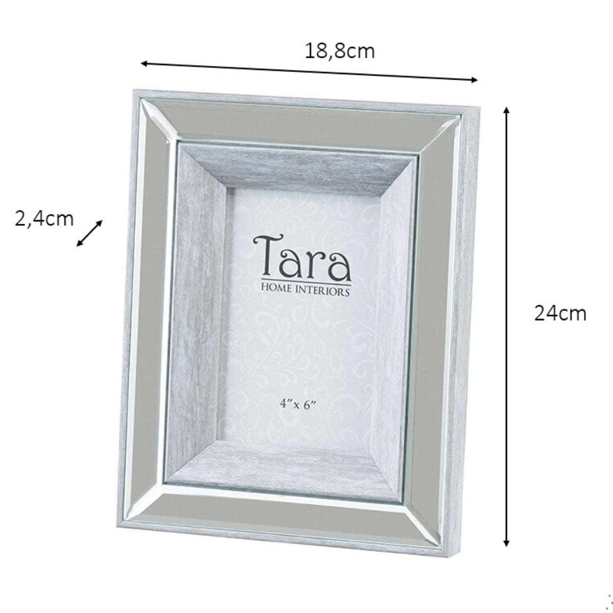 Margot Photo Frame Grey 4x6