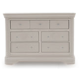 Grey Pine 7 Drawer Chest of Drawers
