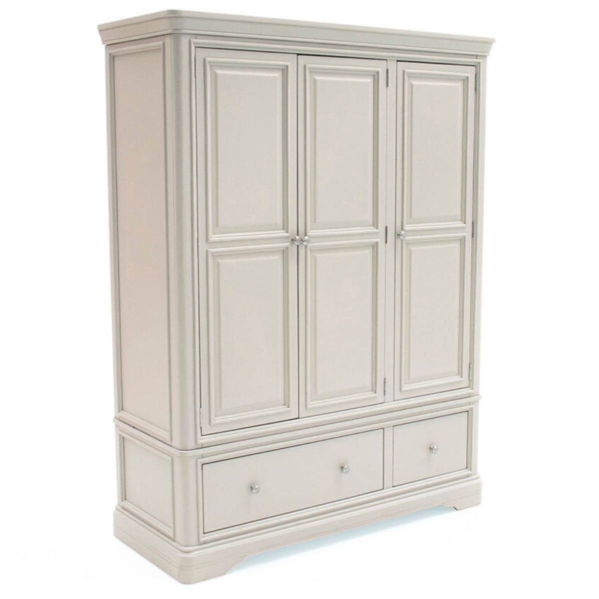 Grey Triple Wardrobe