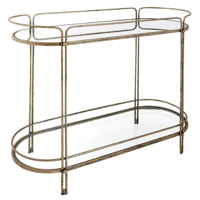 Oval Console Table
