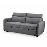 Sheila Light Grey Sofa Bed with pull-out bed extended