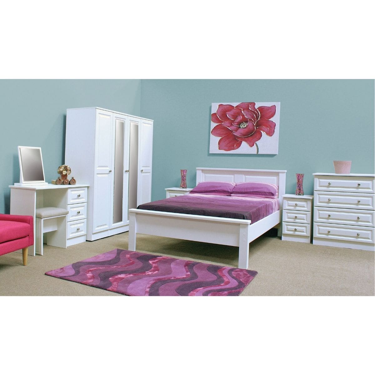Wales Chest of Drawers White - 7 Options
